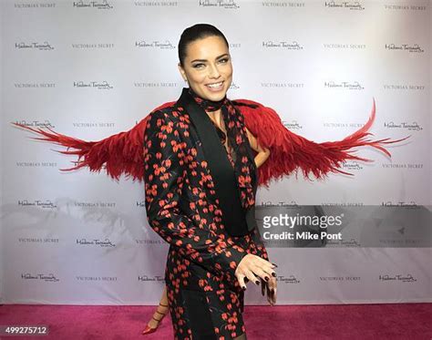 117 Adriana Lima Wax Figure Unveiling Stock Photos High Res Pictures