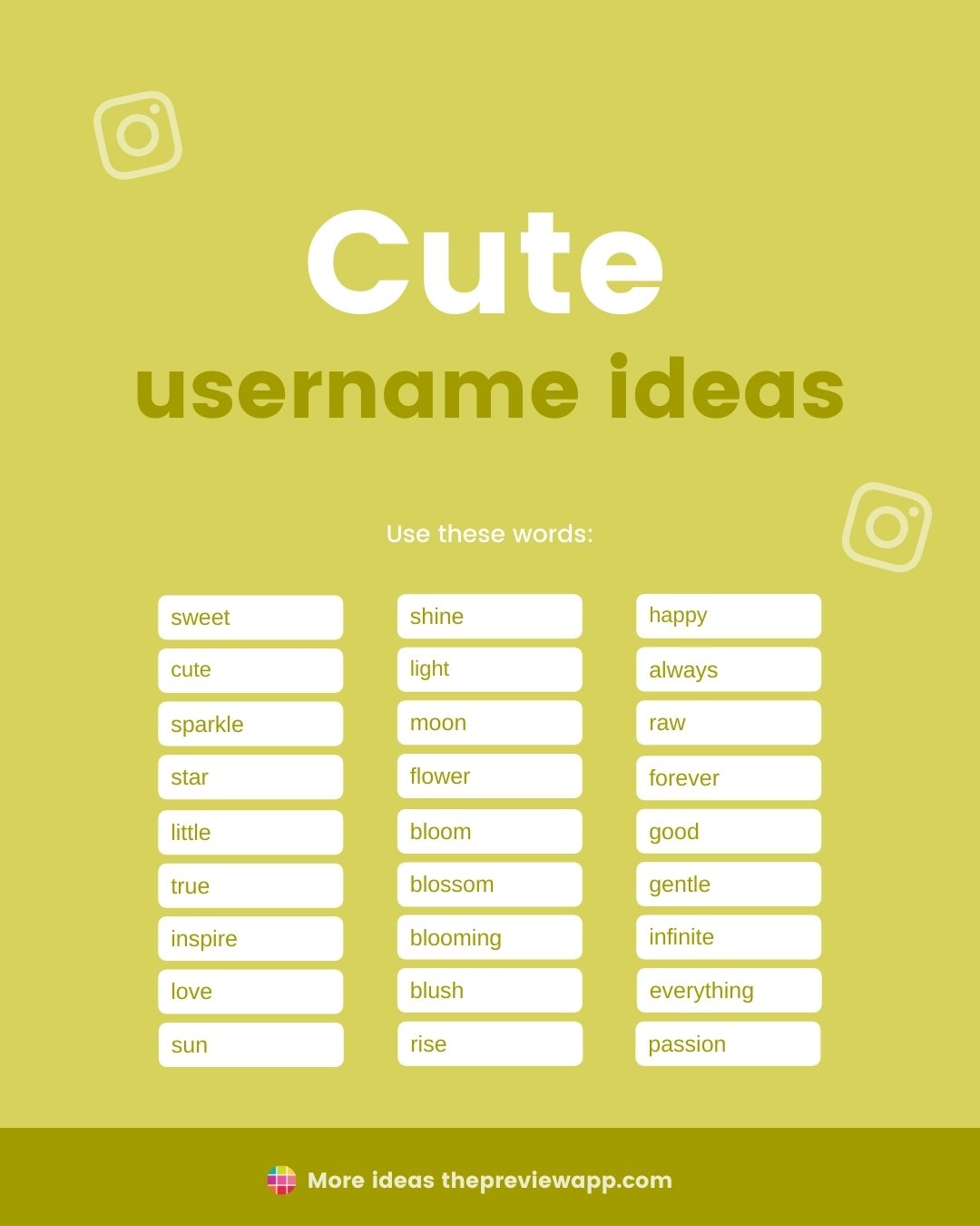 150 Instagram Username Ideas Stand Out In Seconds 2025 150 Instagram Username Ideas Stand Out In Seconds 2025