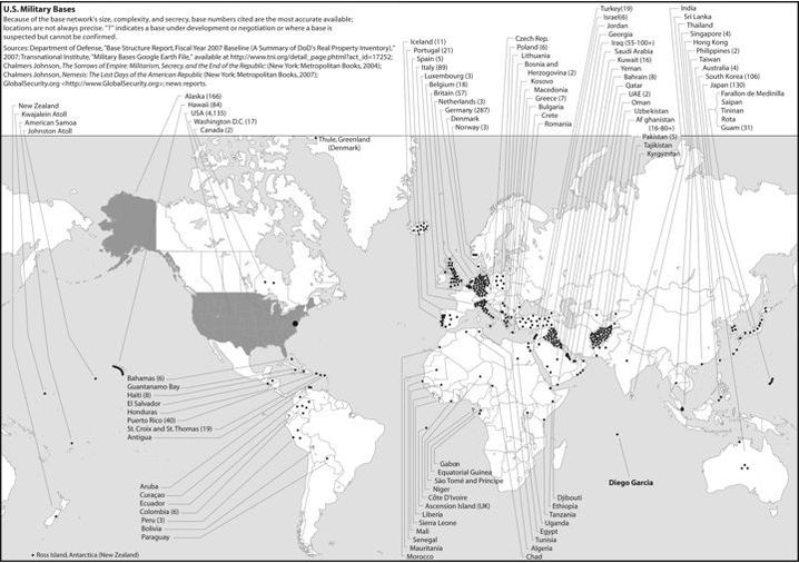 17 Maps Of U S Military Bases Abroad From Base Nation