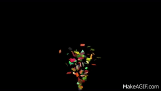 2 Confetti Cannon 1080P Full Hd Confetti With Black Background On 2 Confetti Cannon 1080P Full Hd Confetti With Black Background On