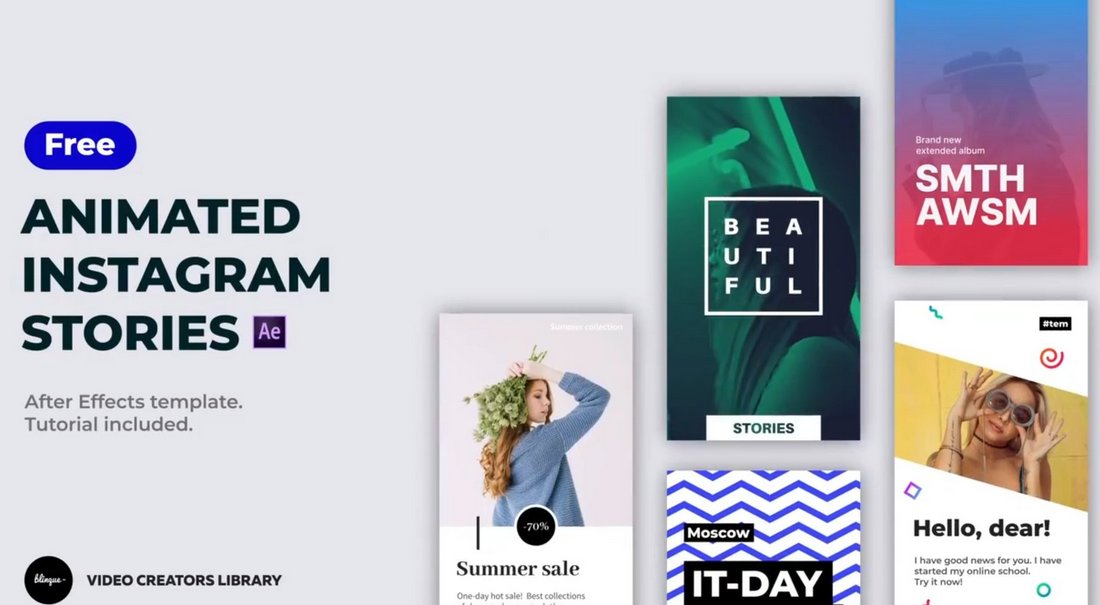 20 Instagram Video Templates For After Effects Stories More