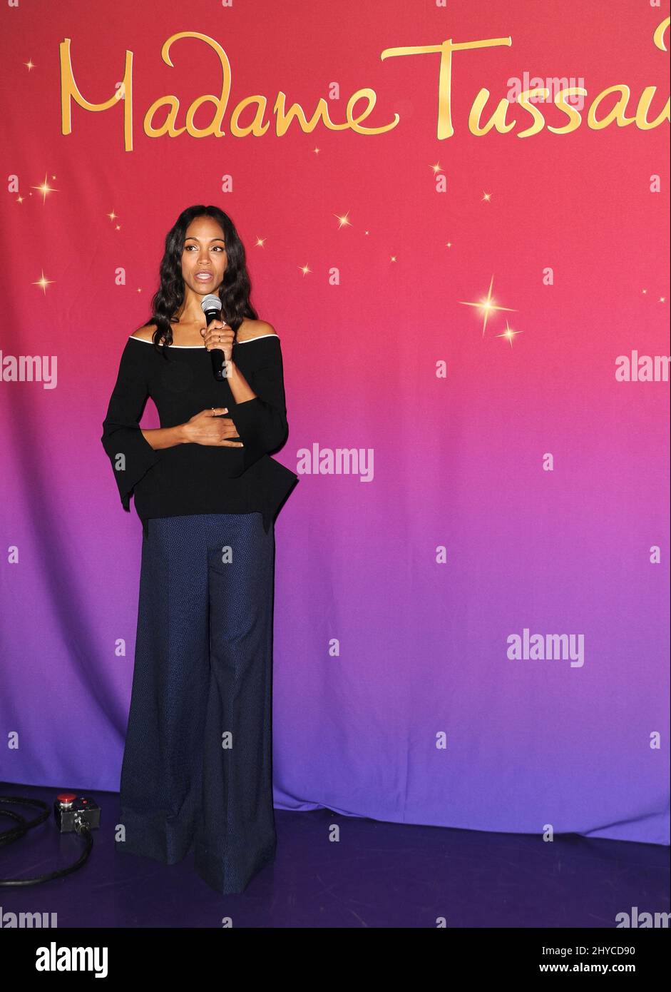 261 Madame Tussauds Hollywood Unveils A Wax Figure Of Zoe Saldana Stock 261 Madame Tussauds Hollywood Unveils A Wax Figure Of Zoe Saldana Stock