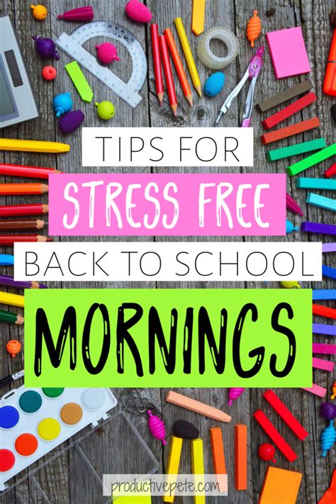 5 Must Know Tips For Stress Free Back To School Mornings Easy Daisies 5 Must Know Tips For Stress Free Back To School Mornings Easy Daisies