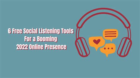 6 Free Social Listening Tools For A Booming 2025 Online Presence 6 Free Social Listening Tools For A Booming 2025 Online Presence