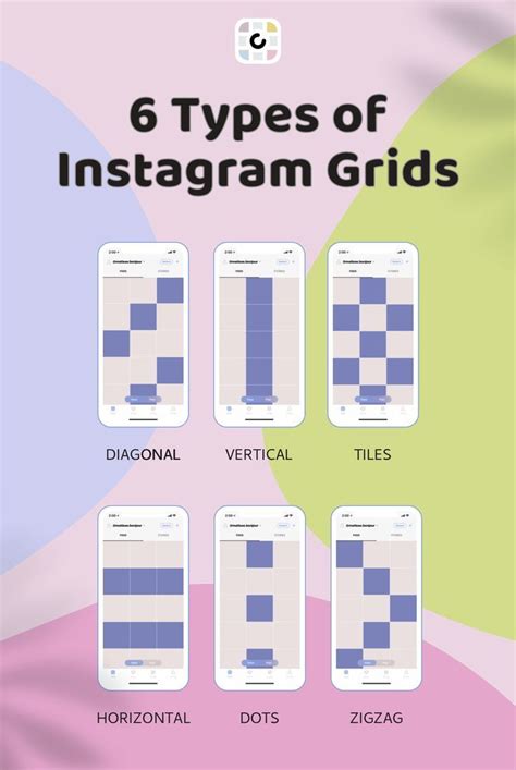 6 Types Of Instagram Grids Layout Ig Planner Preview Post 6 Types Of Instagram Grids Layout Ig Planner Preview Post