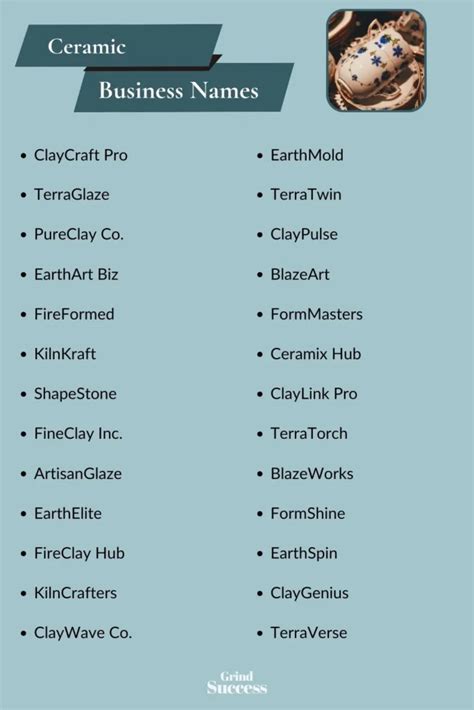 760 Ceramic Business Name Ideas Amp Generator 2025 760 Ceramic Business Name Ideas Amp Generator 2025