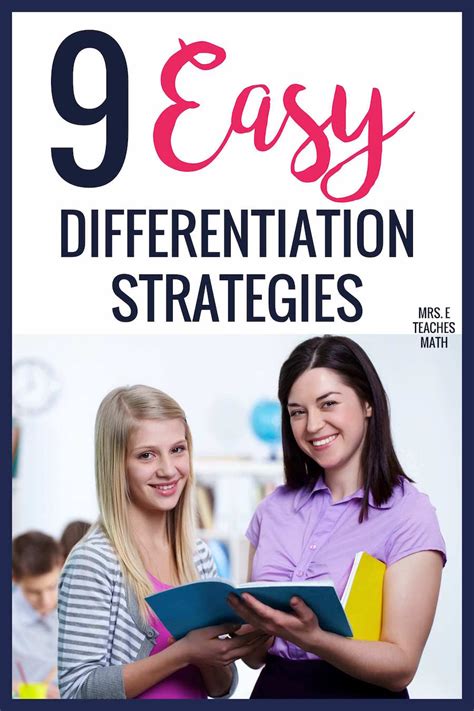 9 Easy Strategies For Differentiation Mrs E Teaches Math 9 Easy Strategies For Differentiation Mrs E Teaches Math