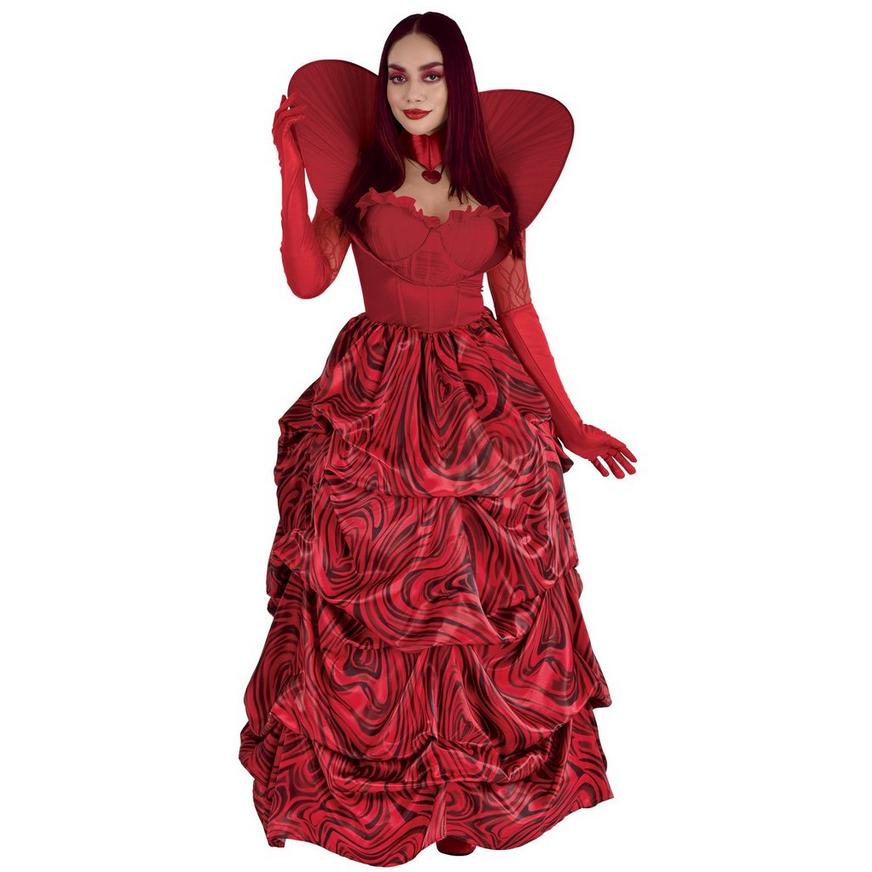 Adult Queen Of Hearts Costume Descendants 4 The Rise Of Red Party City Adult Queen Of Hearts Costume Descendants 4 The Rise Of Red Party City