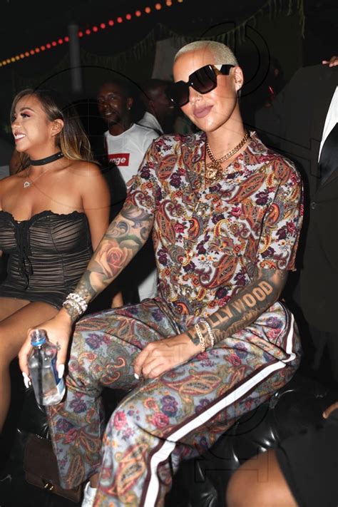 Amber Rose Thigh Tattoo Amber Rose Thigh Tattoo