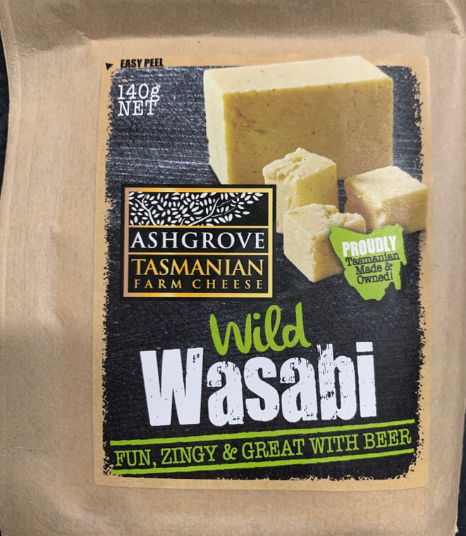 Ashgrove Wild Wasabi Cheddar Cheese 140G Woolworths