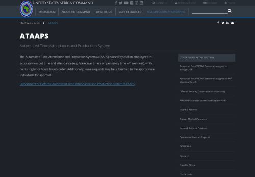 Ataaps Login Army