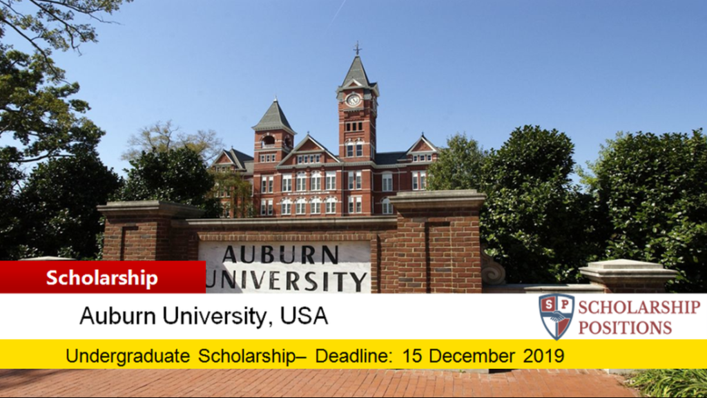 Auburn University's Merit-Based Scholarship Guide Auburn University's Merit-Based Scholarship Guide