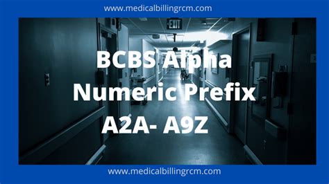 Bcbs Alpha Numeric Prefix A2a To A9z Anthem Blue Cross Medical Billing