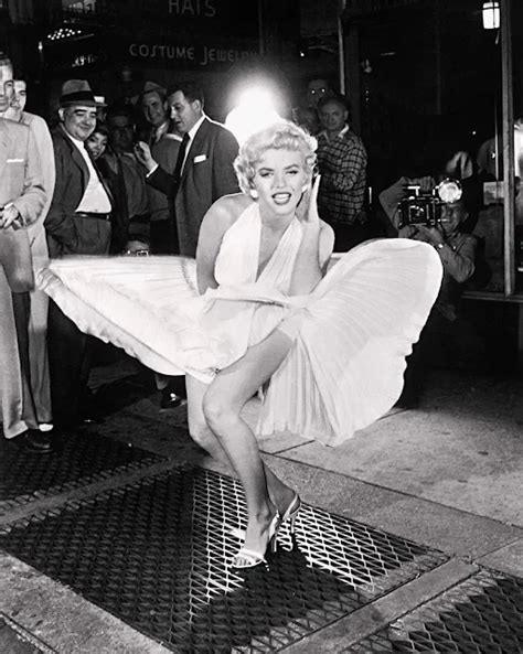 Behind The Scenes Of Marilyn Monroe S Iconic Flying Skirt Photo While Behind The Scenes Of Marilyn Monroe S Iconic Flying Skirt Photo While