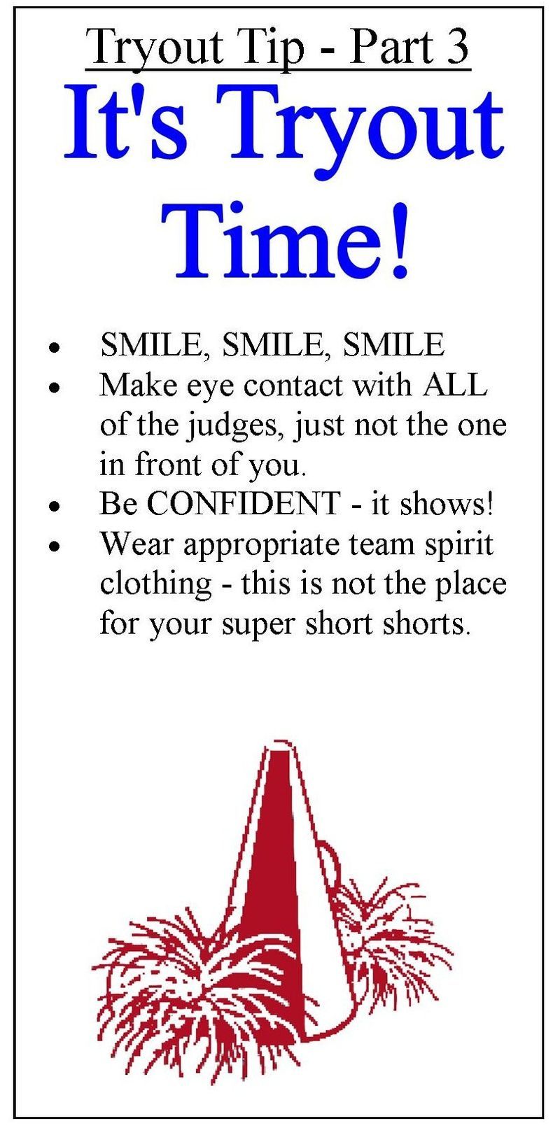 Cheerleading Tryout Information Cheerleading Info Center Cheerleading Tryout Information Cheerleading Info Center
