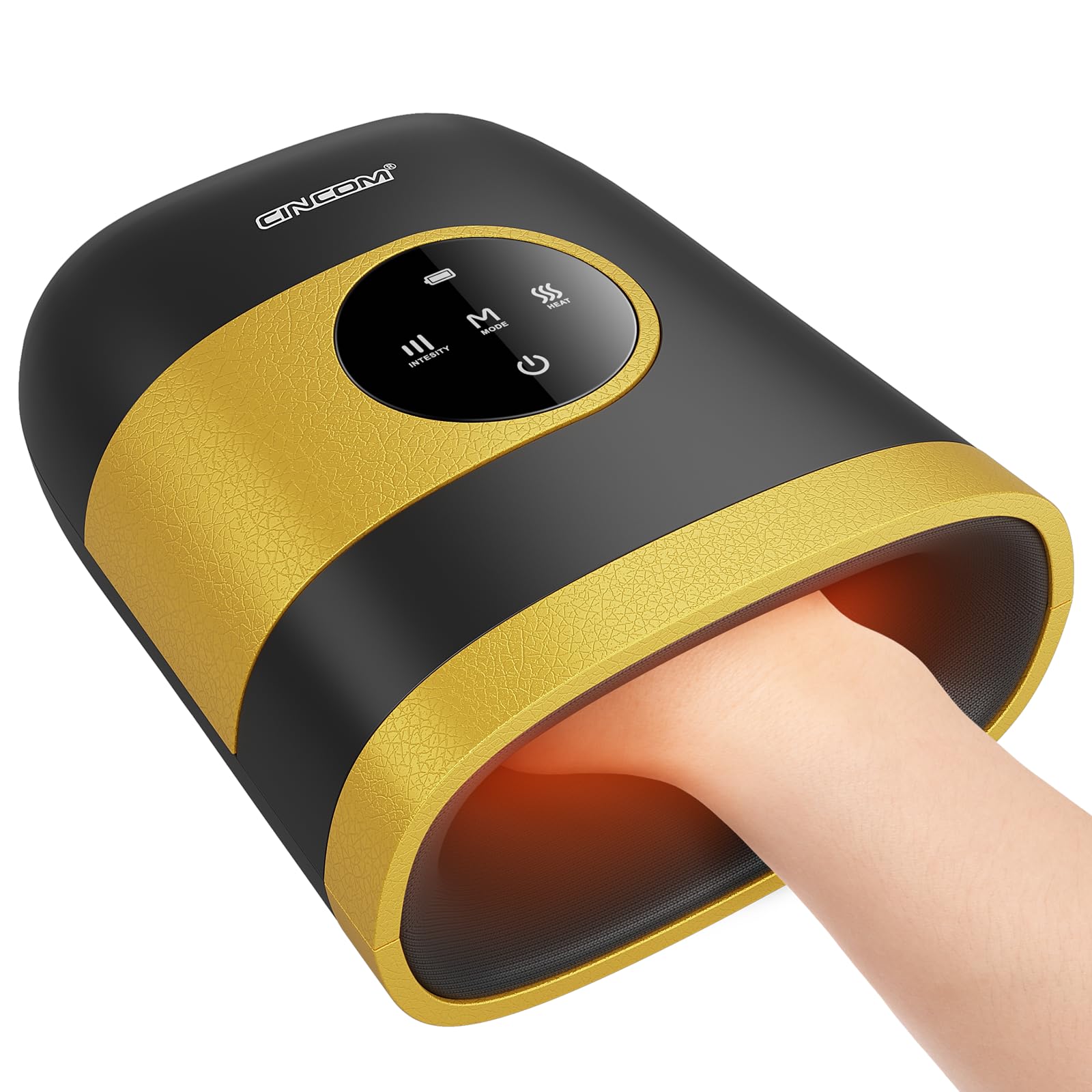 Cincom Upgraded Hand Massager Rechargeable Hand Massager With Heat And Cincom Upgraded Hand Massager Rechargeable Hand Massager With Heat And