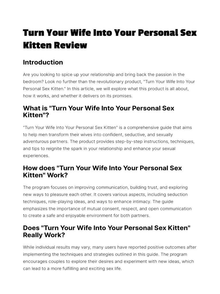 Coming Out As Sissy Turn Your Wife Into Your Mistress Sissylover Coming Out As Sissy Turn Your Wife Into Your Mistress Sissylover