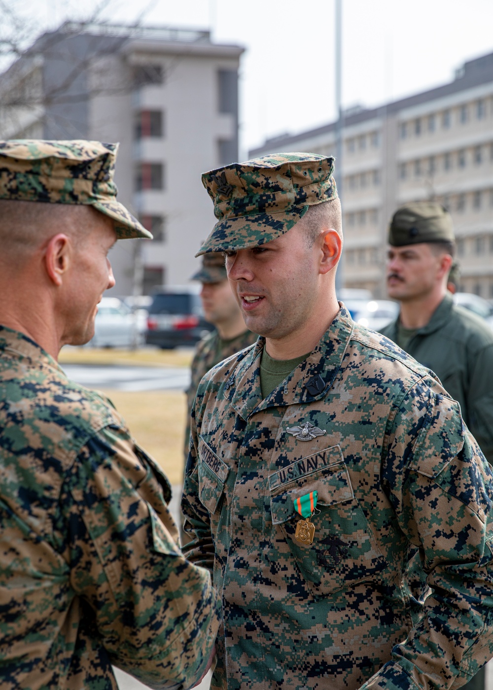 Corpsman Receives Navy Commendation For Courage Under Fire Marine Corpsman Receives Navy Commendation For Courage Under Fire Marine
