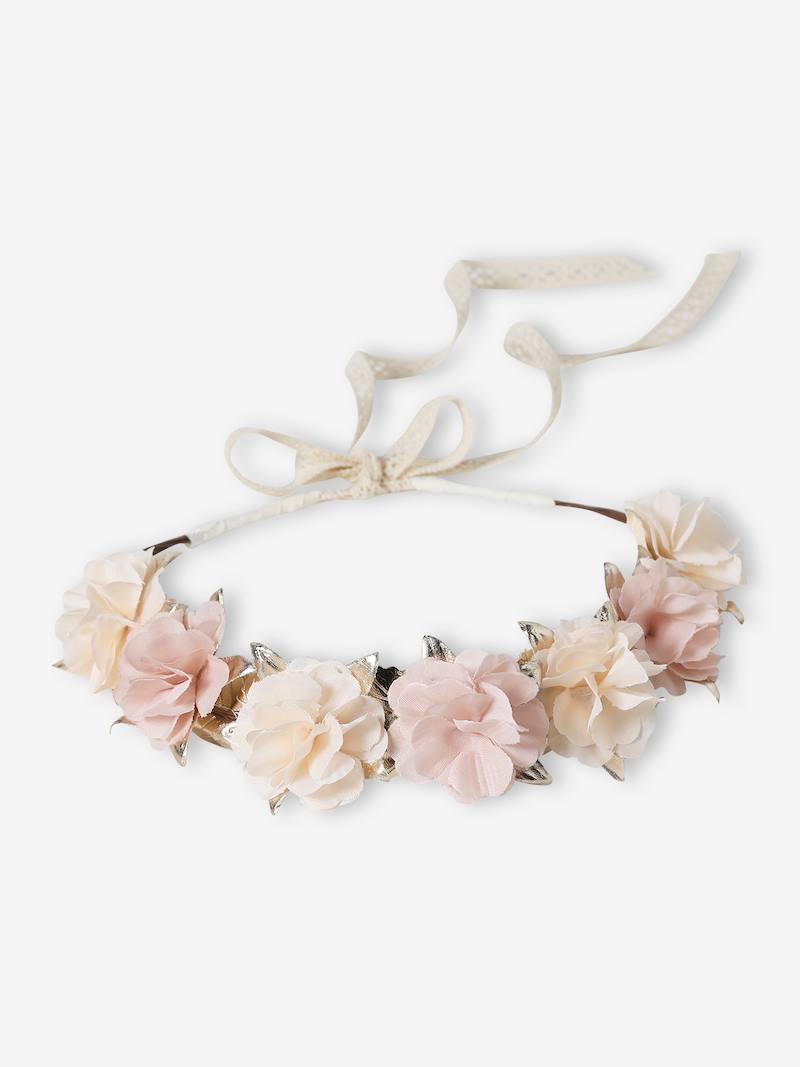 Couronne De Fleurs Nude Et Dor E Fille Bleu Vertbaudet Couronne De Fleurs Nude Et Dor E Fille Bleu Vertbaudet