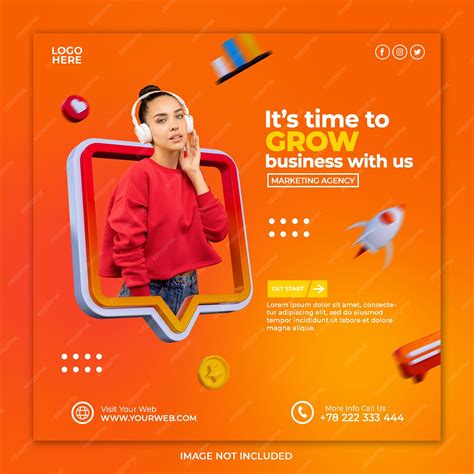 Creative Idea Digital Marketing Agency Social Media Post Template And Creative Idea Digital Marketing Agency Social Media Post Template And