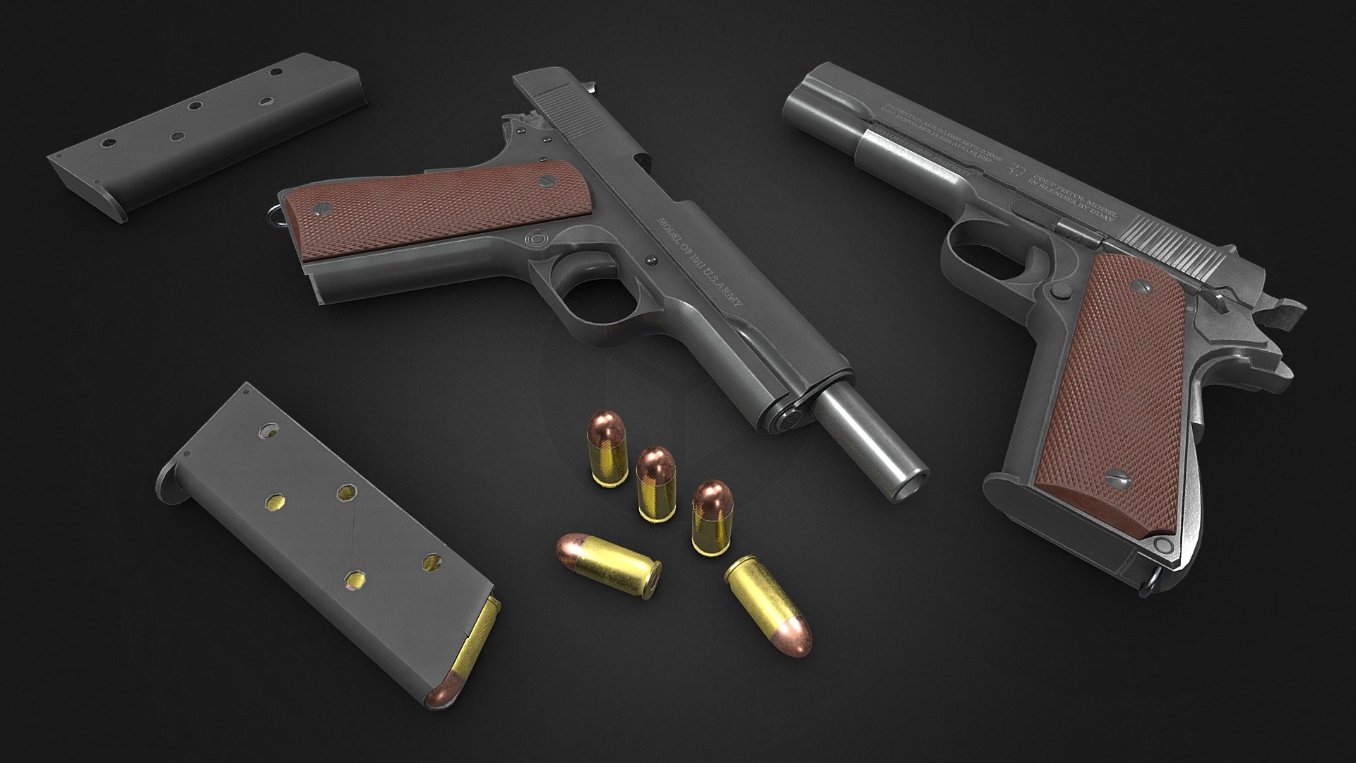 Deactivated 1916 Colt M1911 Pistol Sn 1674 Deactivated 1916 Colt M1911 Pistol Sn 1674