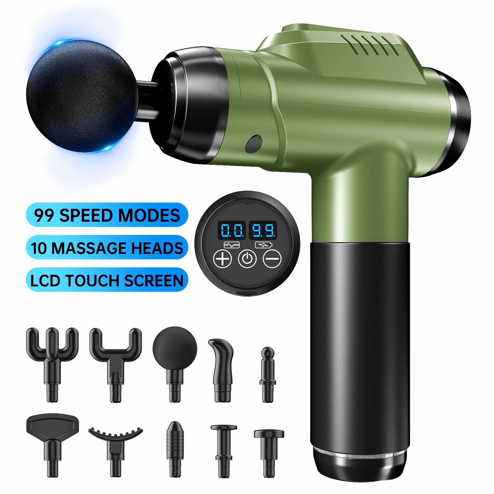 Deep Tissue Massage Gun Upgrade 99 Speed Back Massager With 10 Deep Tissue Massage Gun Upgrade 99 Speed Back Massager With 10