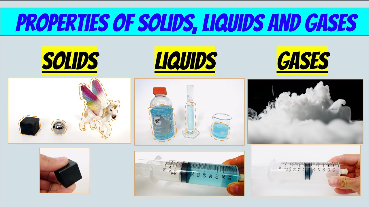 Difference Between Solids Liquids And Gases Youtube Difference Between Solids Liquids And Gases Youtube