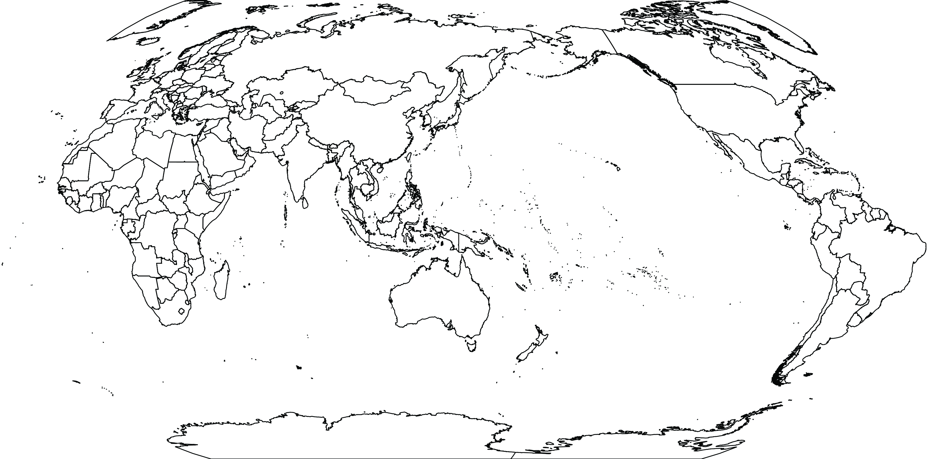 Digital World Map In Robinson Projection Free The World Of Maps Com Digital World Map In Robinson Projection Free The World Of Maps Com