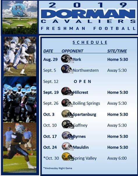 Dorman High School Football Schedule 2024 Sissy Ealasaid Dorman High School Football Schedule 2024 Sissy Ealasaid