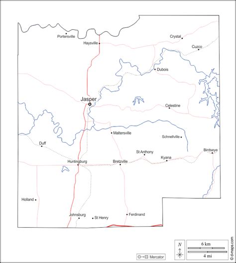 Dubois County Free Map Free Blank Map Free Outline Map Free Base Map Dubois County Free Map Free Blank Map Free Outline Map Free Base Map