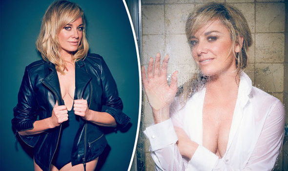 Eastenders Star Tamzin Outhwaite Flashes Major Cleavage As She Gets Wet Eastenders Star Tamzin Outhwaite Flashes Major Cleavage As She Gets Wet