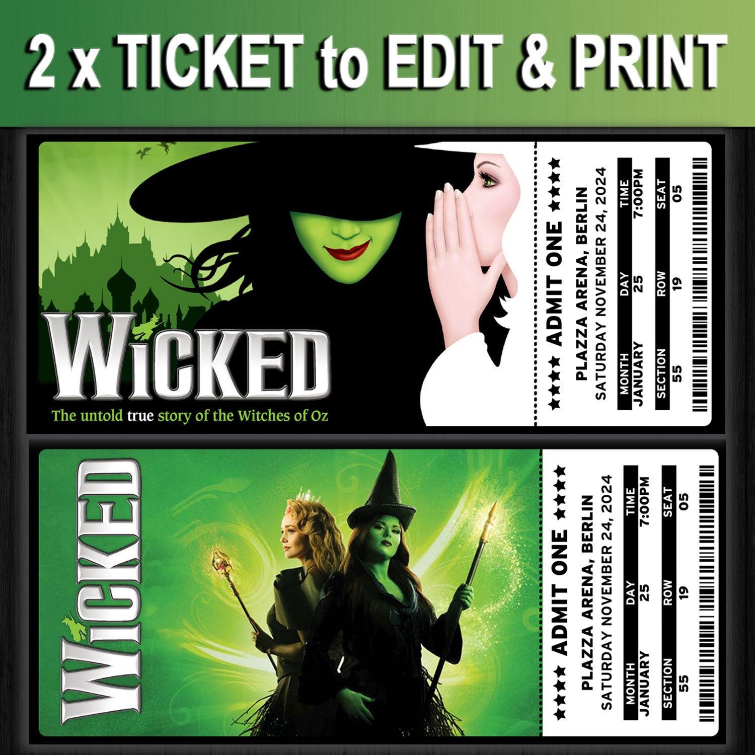 Editable Wicked Costume Party Invitation Canva Template Edit Etsy Editable Wicked Costume Party Invitation Canva Template Edit Etsy