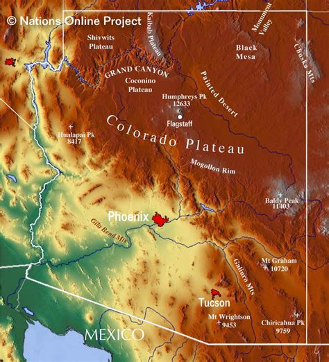 Elevation Map Of Sedona Az Elevation Map Of Sedona Az