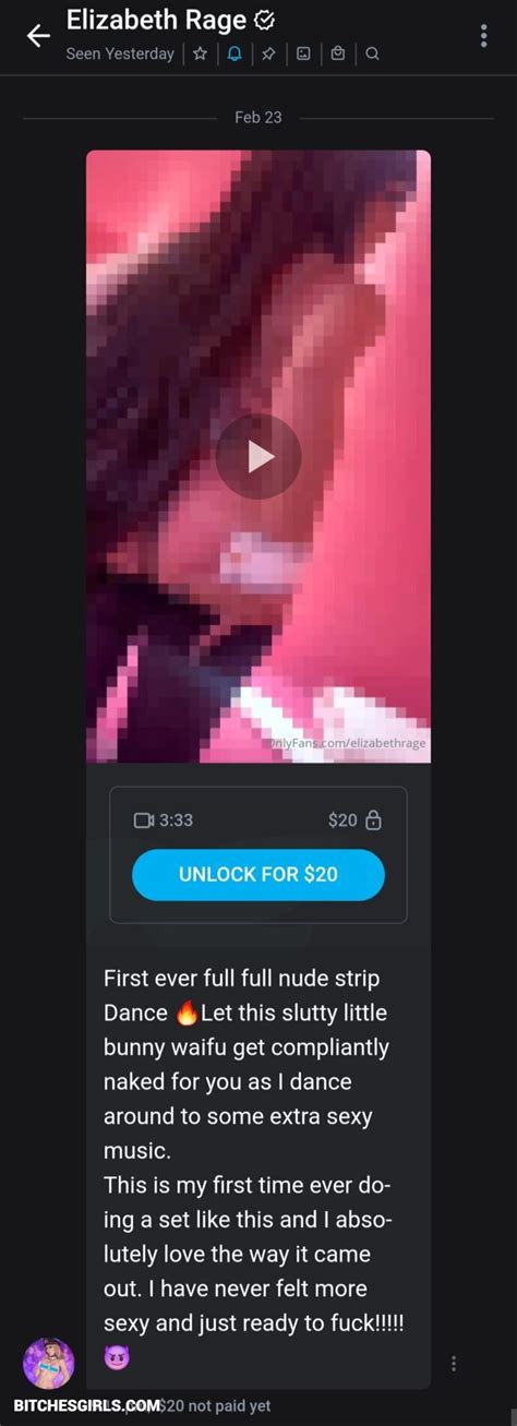 Elizabeth Rage Elizabethrage Nude Onlyfans Leaks Elizabeth Rage Elizabethrage Nude Onlyfans Leaks