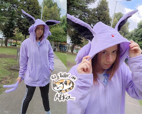Espeon Cosplay Hoodie Etsy