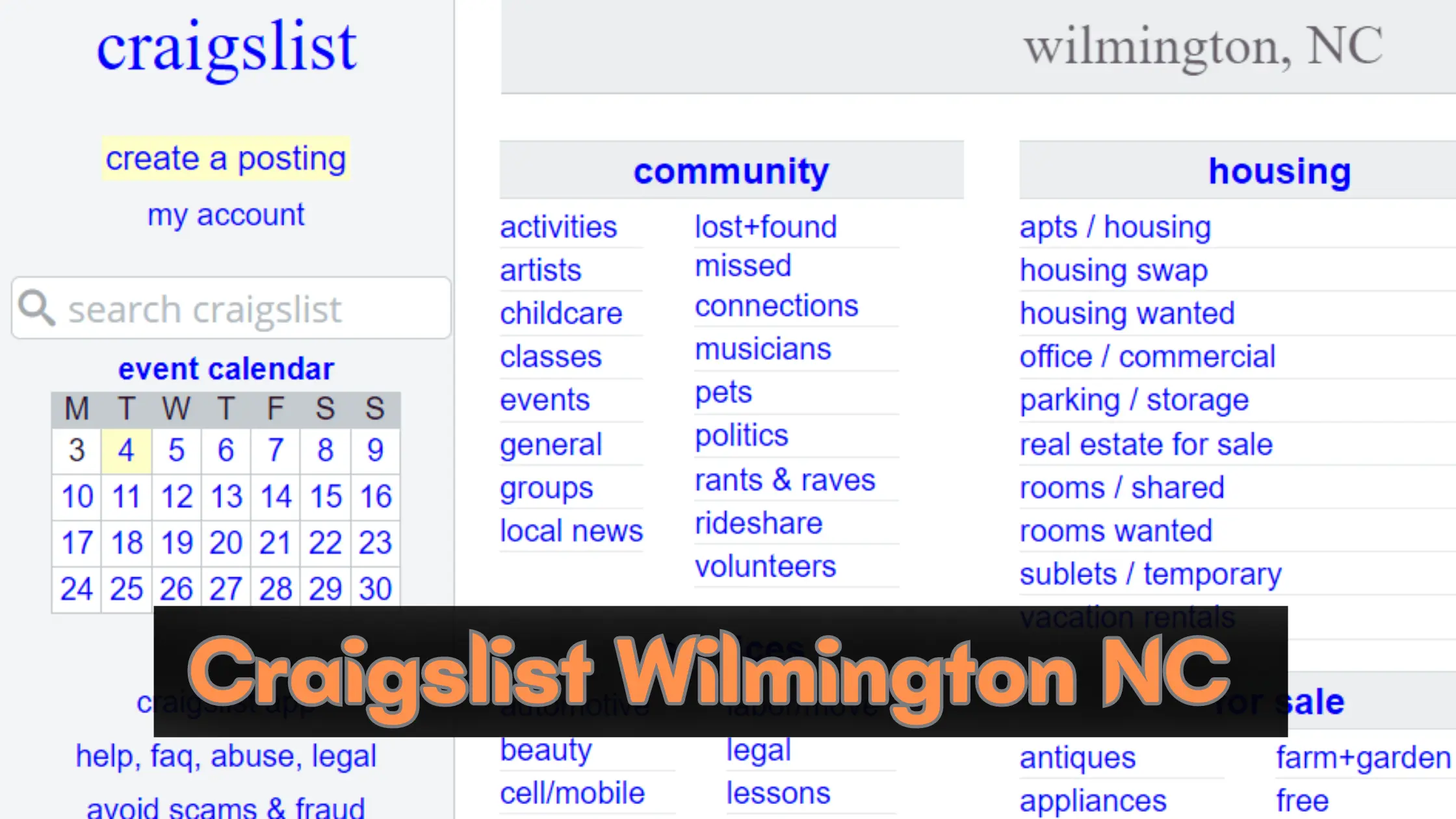 Exploring The Benefits And Features Of Craigslist Wilmington Nc