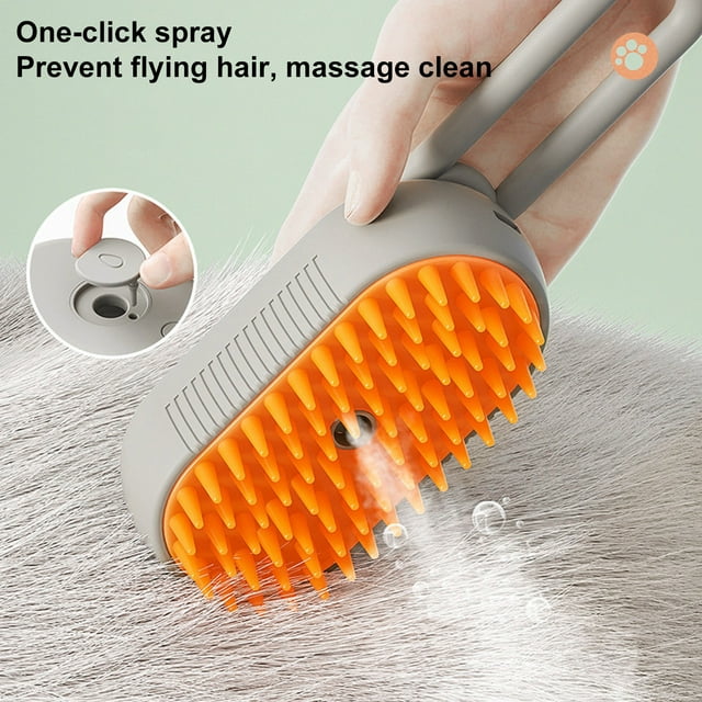 Foldable Steamy Pet Brush Pet Comb Dog Electric Spray Massage Pet Pr Foldable Steamy Pet Brush Pet Comb Dog Electric Spray Massage Pet Pr
