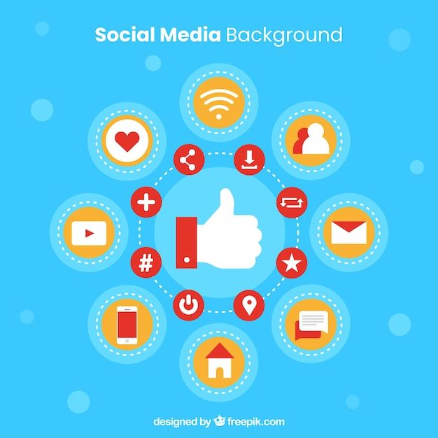 Fondo Plano De Redes Sociales Con Variedad De Iconos Vector Gratis Fondo Plano De Redes Sociales Con Variedad De Iconos Vector Gratis