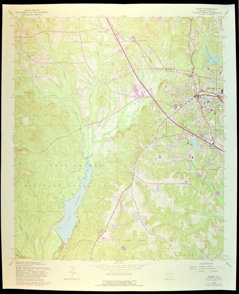 Fort Rucker Alabama Ozark Usgs Topographic Map By Mytopo Fort Rucker Alabama Ozark Usgs Topographic Map By Mytopo