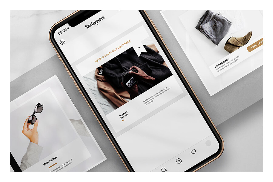 Free Instagram Promo Templates Graphic Ghost