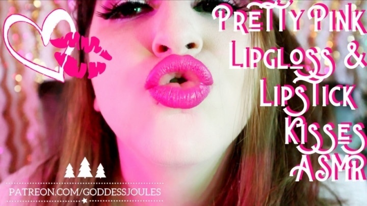 Goddess Joules Opia Pretty Pink Lipstick Kissing Asmr Manyvids Porn