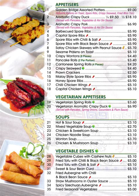 Unveiling Golden Bridge's Delicious Chinese Menu