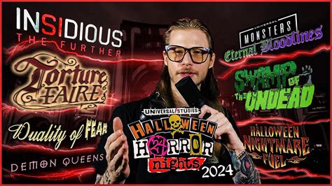 Halloween Horror Nights 2024 Leaks Construction Announcements And