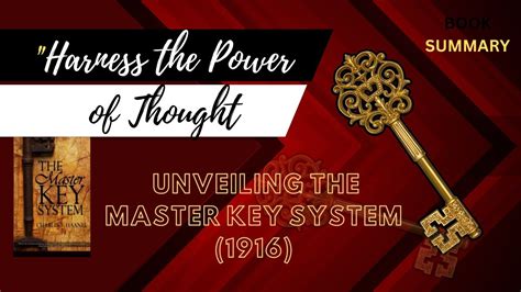 Harness The Power Of Thought Unveiling The Master Key System 1916 Harness The Power Of Thought Unveiling The Master Key System 1916