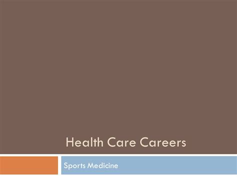Health Care Careers Sports Medicine What Is Sports Medicine Health Health Care Careers Sports Medicine What Is Sports Medicine Health