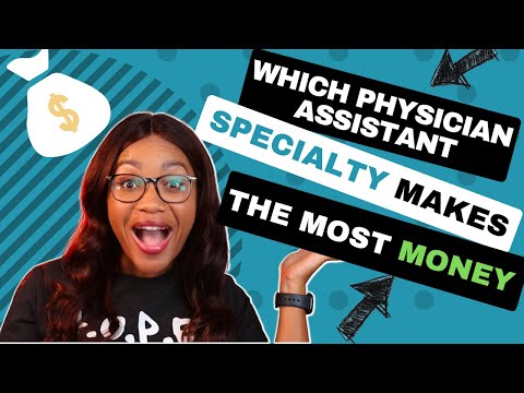 Highest Paying Physician Assistant Pa C Specialties Youtube