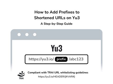 How To Add Prefixes To Shortened Urls On Yu3 A Step By Step Guide By How To Add Prefixes To Shortened Urls On Yu3 A Step By Step Guide By