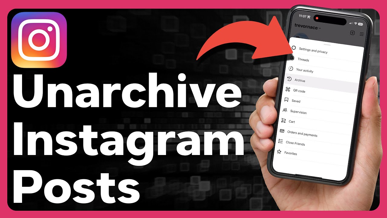 How To Archive And Unarchive Posts On Instagram 2023 New Update Youtube How To Archive And Unarchive Posts On Instagram 2023 New Update Youtube