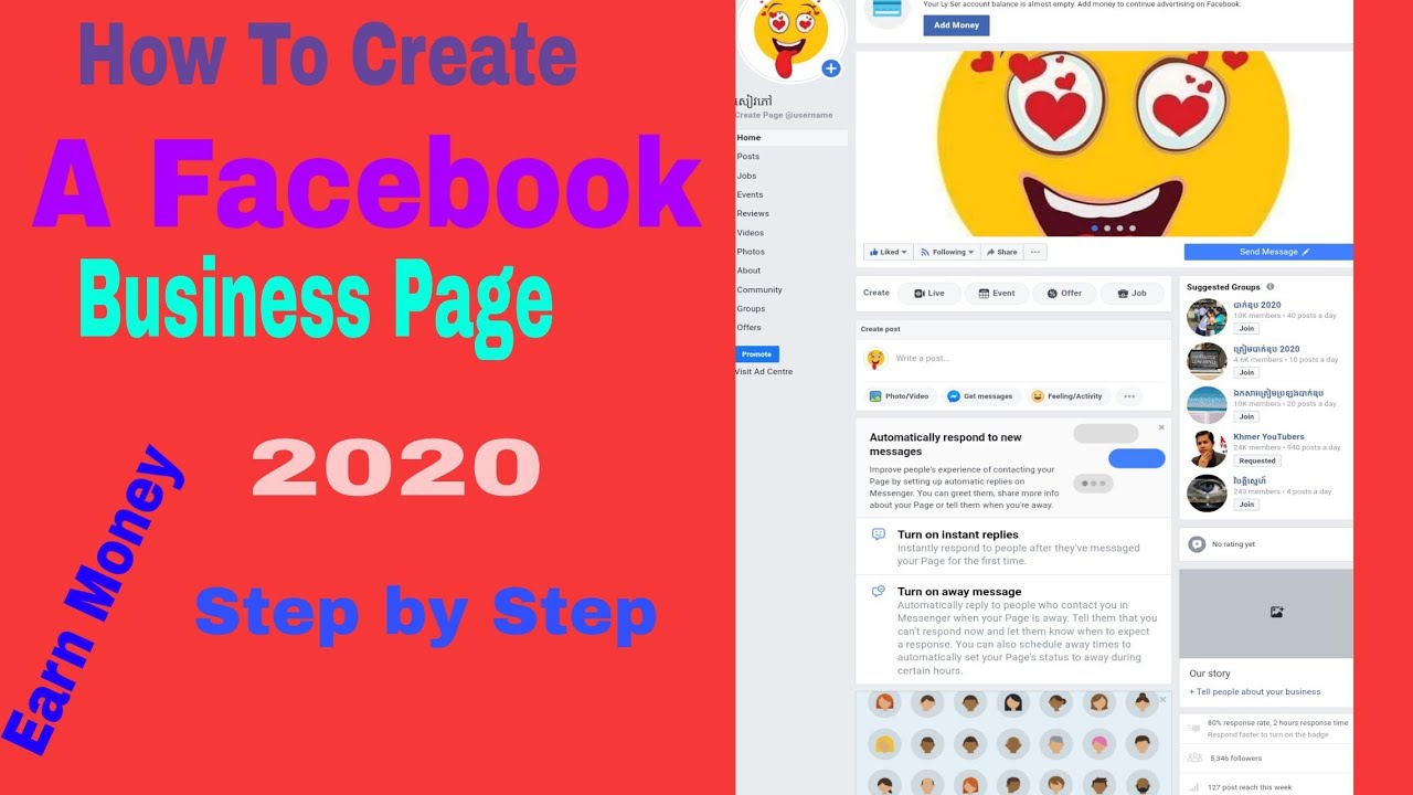 How To Create A Facebook Page For Business Youtube How To Create A Facebook Page For Business Youtube