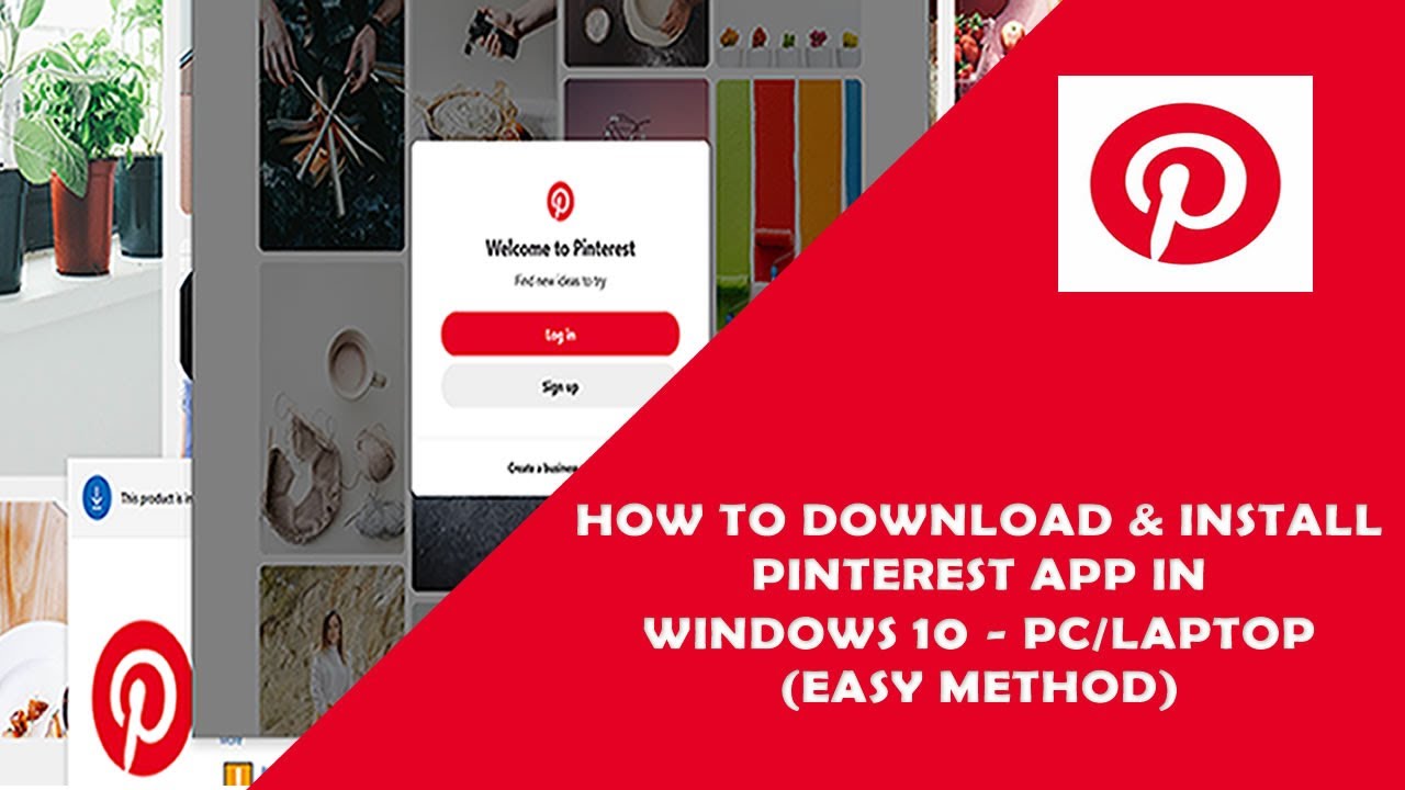 How To Download And Install Pinterest App In Windows 10 Pc Laptop How To Download And Install Pinterest App In Windows 10 Pc Laptop